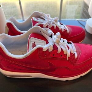 Nike Air Max Men's Shoes, Size 10.5, University Red-White